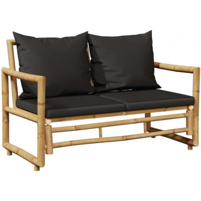 VidaXL Zahradní lavice s poduškami 115 cm bambus – Hledejceny.cz