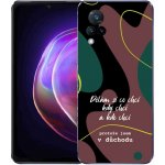 mmCase Gelový na Vivo V21 4G/5G vtipný text 10 černé pozadí – Zboží Živě