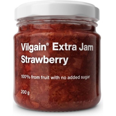 Vilgain extra Jam jahoda bez přidaného cukru 200 g – Zboží Mobilmania