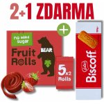 Bear Fruit Rolls Strawberry Jahoda 5 x 20 g – Sleviste.cz