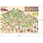 POPULAR Mapa České republiky 160 dílků – Zboží Dáma