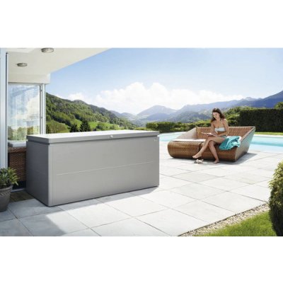 Biohort Lounge box 200 200 x 84 x 88,5 cm šedý metalický – Hledejceny.cz