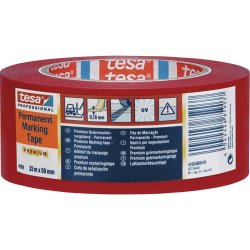 tesa PREMIUM 4169značicí páska 33 m x 50 mm červená