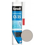 CERESIT CS 25 sanitární silikon 280g šedý – HobbyKompas.cz