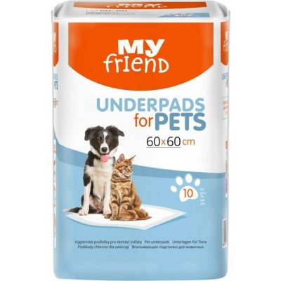 My Friend Absorpční podložky 60 × 60 cm 10 ks – Zboží Mobilmania