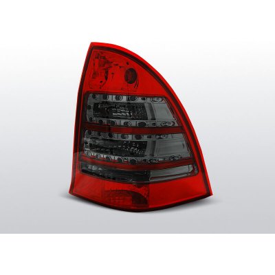 TUNING-TEC, Zadní světla diodové, MERCEDES C-KLASSE W203 KOMBI, 2000-2007, ČERVENÁ SMOKE LED – Hledejceny.cz