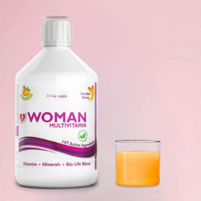Swedish Nutra WOMAN Multivitamin Daily Supplement 500 ml – Hledejceny.cz