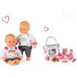 Smoby zlatá 32 cm Baby Nurse + snídaňový set Hello Kitty v taštičce s 9 doplňky 220100-17 – Hledejceny.cz