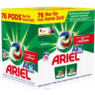 Ariel All in1 Pods Universal Kapsle na praní na bílé prádlo 76 PD – Sleviste.cz