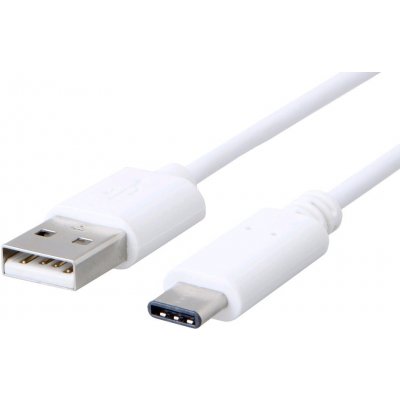 C-Tech CB-USB2C-10W USB 2.0 AM na Type-C AM/CM, 1m, bílý – Zbozi.Blesk.cz