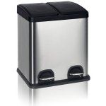 Brilanz Koš recyklovací odpadkový nerezový SAVERY 40 l 2 x 20 l – Zboží Dáma