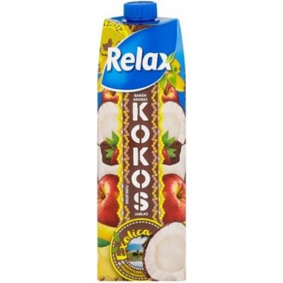 Relax džus exotica kokos ananas banán 1 l – Sleviste.cz