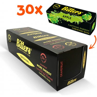 Bitters energetické žvýkačky 3 ks Jablko – Zboží Dáma