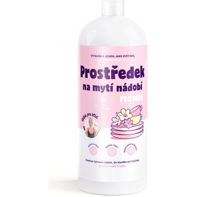 Úklid pro klid prostředek na mytí nádobí Flower 1 l – Hledejceny.cz