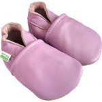 Hopi Hop kožené capáčky Barefoot lila – Sleviste.cz