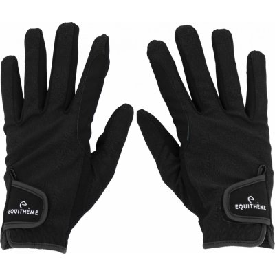 EQUITHÈME Rukavice jezdecké Aragon Equithème černé – Zboží Dáma