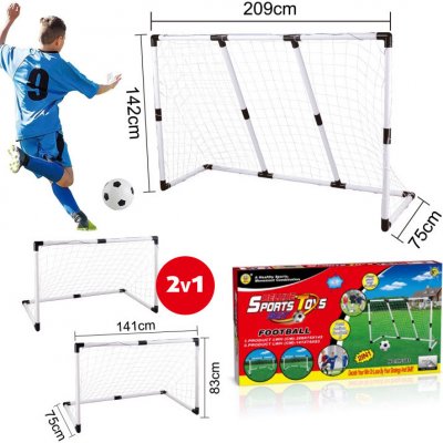 iMex Toys Dětská fotbalová branka 2v1 209 x 142 cm – Zbozi.Blesk.cz