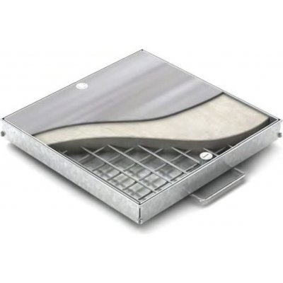 SF 15 Zadlažďovací poklop 400x400 mm, A15 kN, výška 50mm – Zboží Mobilmania
