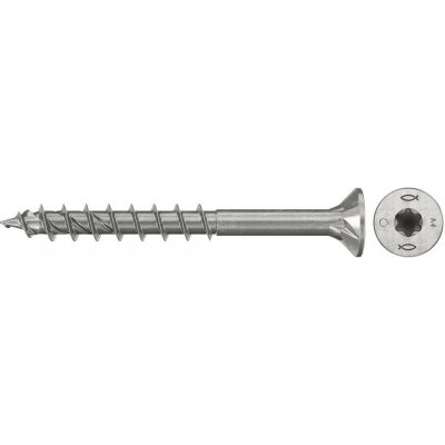 Fischer 574155 šrouby do dřevotřísky 5 mm 60 mm TX Nerezová ocel 100 ks – Hledejceny.cz