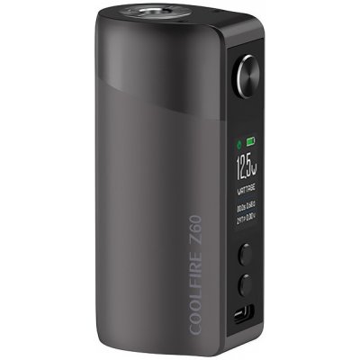 Innokin Coolfire Z60 Zlide Top Tank 2500 mAh Gunmetal 1 ks – Zboží Mobilmania