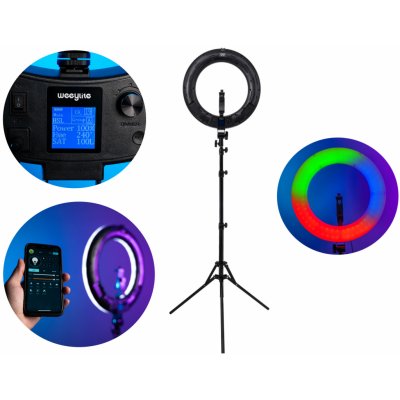 Weelite 18" RGB barevný ring light Weeylite WE-10 – Zboží Mobilmania