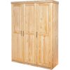 Šatní skříň Idea Nábytek 8883 třídveřová borovice lak 140 cm