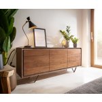 Delife Stonegrace 200 cm 4 dvířka podnož ve tvaru V – Zboží Mobilmania