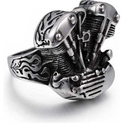 Steel Edge prsten pro motorkáře chirurgická ocel WJHZ191