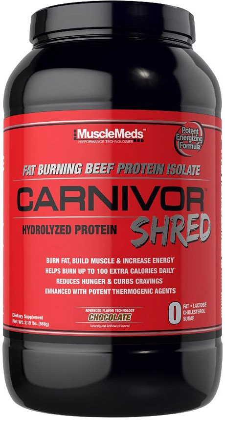 MuscleMeds Carnivor Shred 100 Beef Protein + Fat Burn 968 g