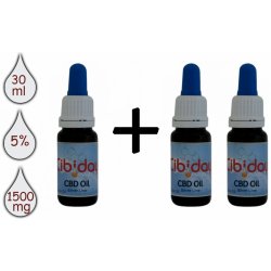 Cibiday 3 x 10 ml 5% CBD olej