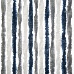 Závěs 56x175 cm, tmavě modrá/bílá/šedá – Hledejceny.cz