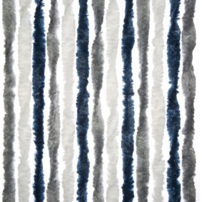 Závěs 56x175 cm, tmavě modrá/bílá/šedá – Hledejceny.cz