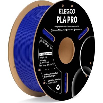 Elegoo PLA PRO 1,75mm 1 kg Blue 50.203.0191 – Zboží Živě