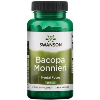 Swanson Bacopa Monniera BaCognize Extract 250 mg 90 kapslí