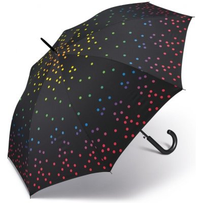 Dámský vystřelovací deštník dlouhý větruodolný Happy Rain41088 1 – Hledejceny.cz