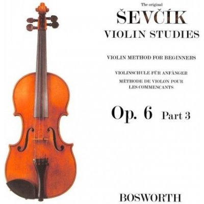 Otakar Ševčík Violin Studies Violin Method For Beginners Op.6 Part 3 noty na housle