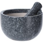 H&L Hmoždíř StoneLook 330 ml, kamenina, žulový efekt tmavě šedý – Zboží Dáma H&L Hmoždíř StoneLook 330 ml, kamenina, žulový efekt tmavě šedý – Zboží Dáma