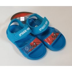 Chlapecké sandálky Spiderman modré
