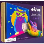 OKTO Sova výtvarná sada malování hmotou podle čísel 29x29 cm – Hledejceny.cz