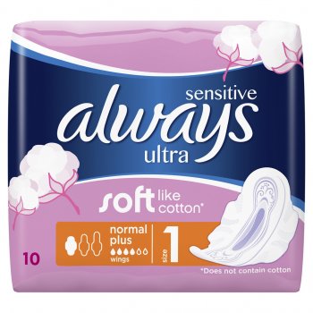 Always Ultra Sensitive Normal Plus 10 ks