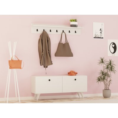 ASIR Předsíňová stěna RUPA bílá – Zboží Dáma