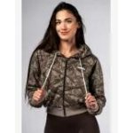 Nebbia mikina na zip s kapucí POWER Camo bledá – Zboží Mobilmania