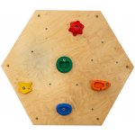 Duvlan hexagonální lezecká stěna 81x71 cm natural – Zboží Dáma