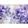 Tapety Postershop Fototapeta vliesová: Violet Romantic Painted Flowers (1) rozměry 312x219cm