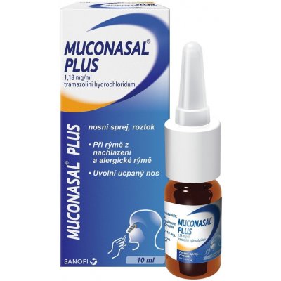 Muconasal Plus 1,18 mg/ml nas.spr.sol. 1 x 10 ml – Zboží Dáma