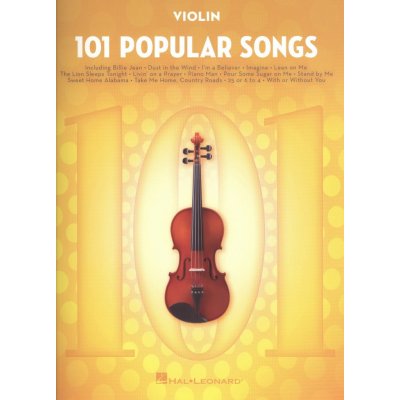 101 Popular Songs Violin noty na housle – Hledejceny.cz