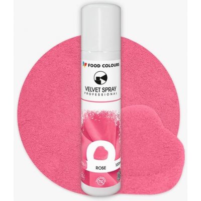 Food Colours Sametový sprej Pink 100 ml – Hledejceny.cz