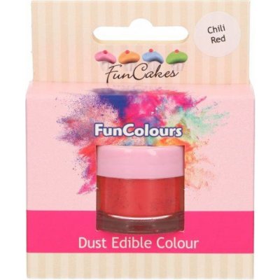 FunCakes Prachová barva červené chilli 4 g – Sleviste.cz