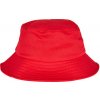 Klobouk Flexfit Cotton Twill Bucket Hat Kids red