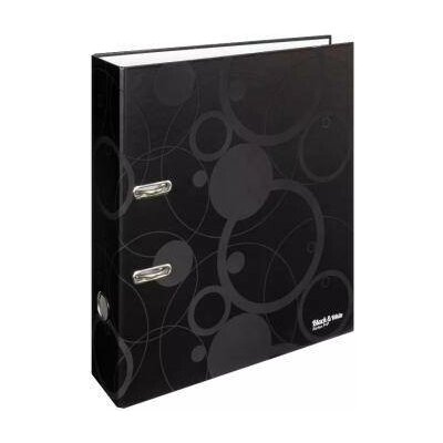 Karton P+P Pořadač A4 lamino páka 7cm Black and White černá 7-367 – Zboží Živě